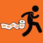 Logo for Team Our Family has the Runs - Pic provided by Lynley Kees