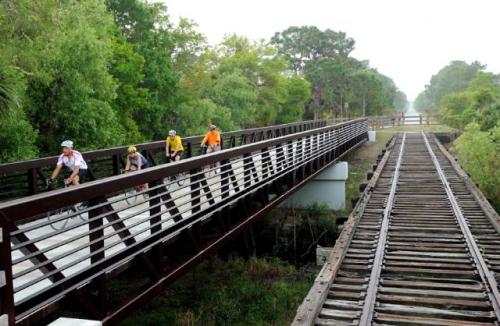 The legacy trail - one of the bridges
