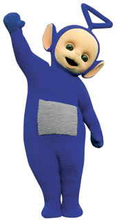 Putin as Tinky Winky