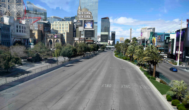 Las Vegas Hotels closed own to COVID-19 Virus.